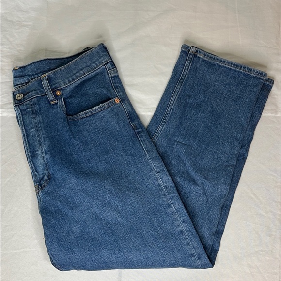 GAP Denim - GAP Women's Cheeky Straight High Rise Jeans - Blue